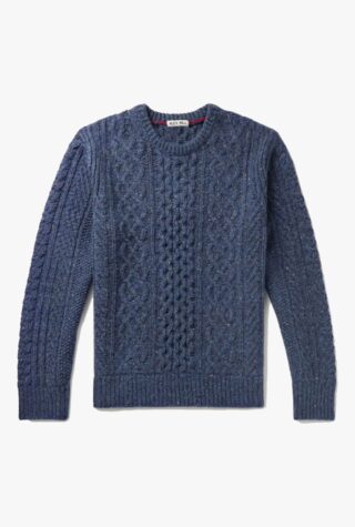 Alex Mill cable-knit merino wool-blend jumper