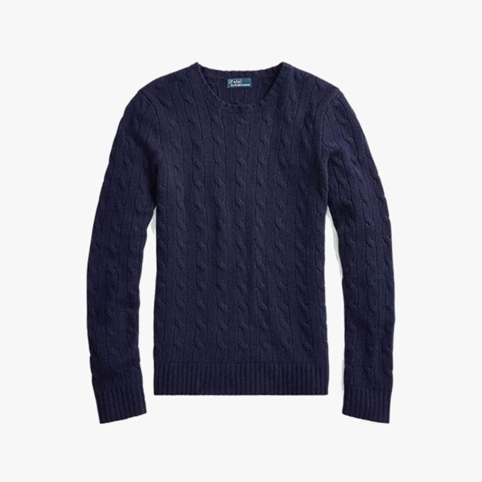 Cable-knit cashmere jumper