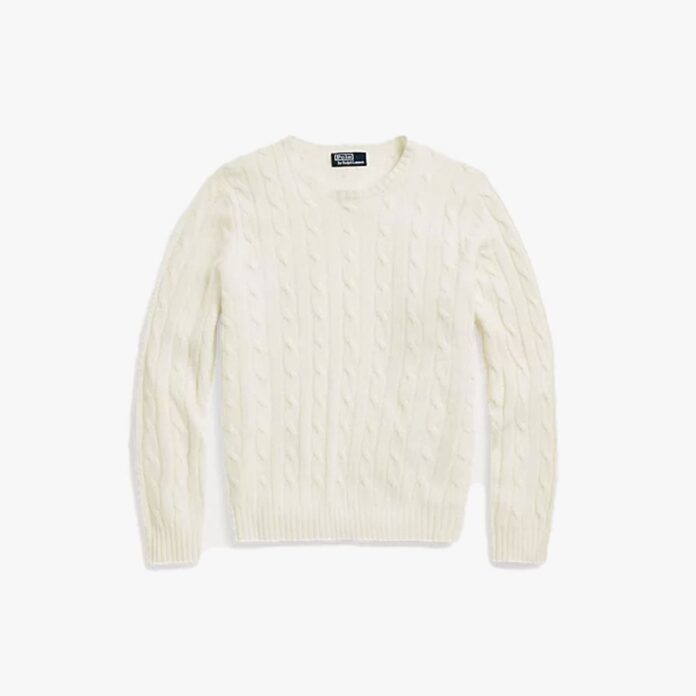 The Iconic cable-knit cashmere jumper