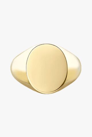 Lylie oval signet ring