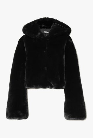 Rotate Birger Christensen Melika faux fur hooded jacket