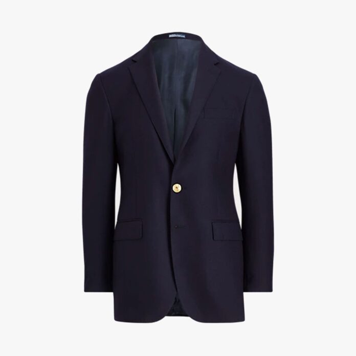 The Iconic doeskin two-button blazer