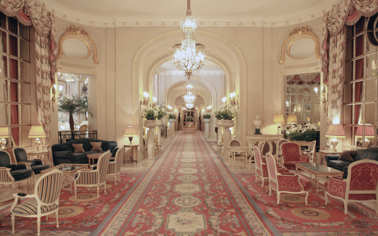 the ritz hotel's long gallery
