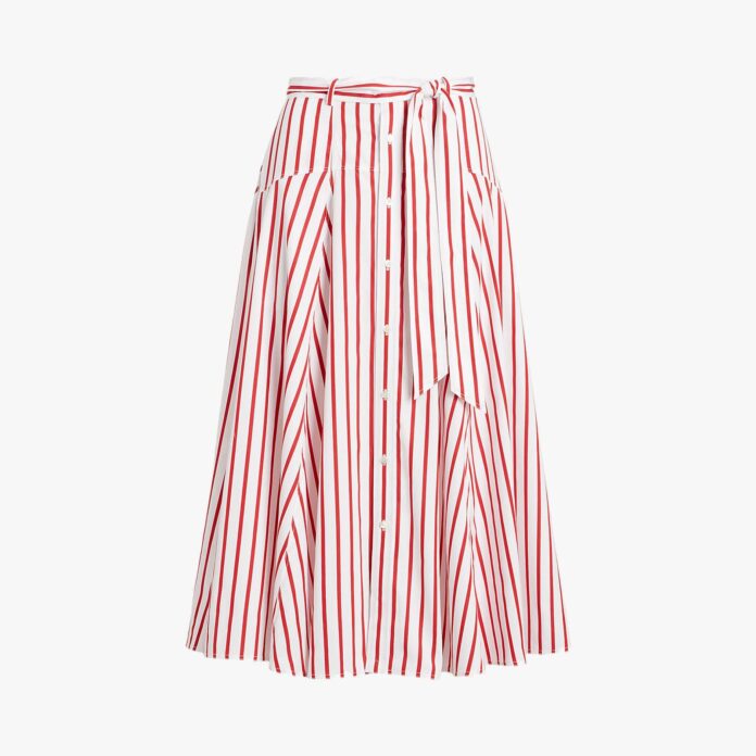 ralph lauren striped skirt