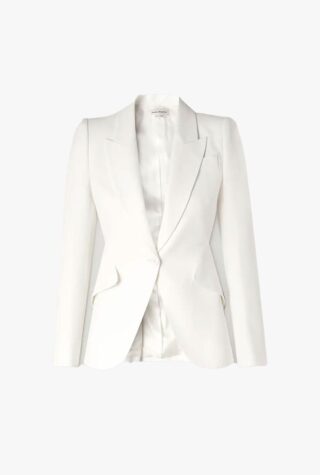 Alexander McQueen crepe blazer