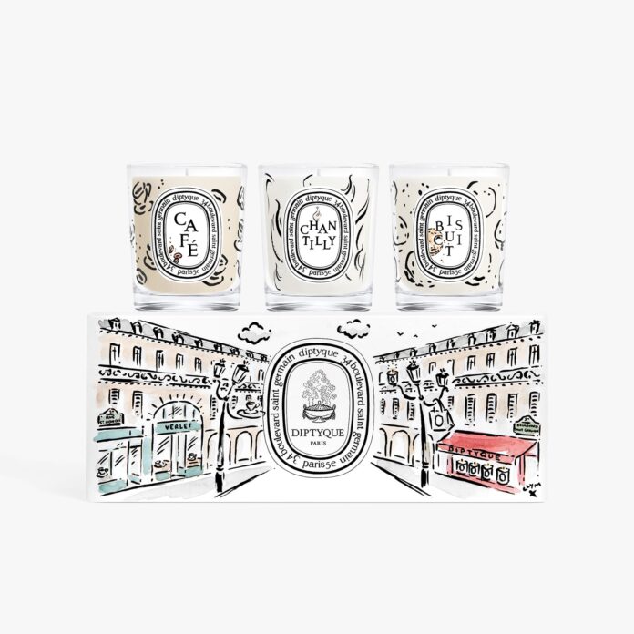 diptyque cafe candle set