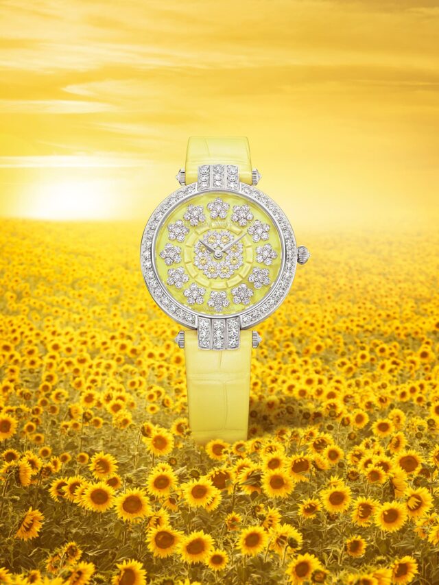 harry winston sunflower watch