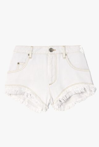 Isabel Marant Eneidao fringed denim shorts