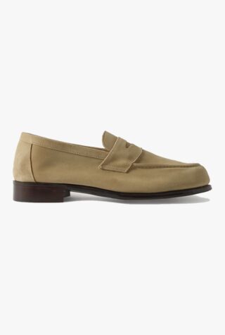 George Cleverley Cannes suede penny loafers what to wear to a wedding men