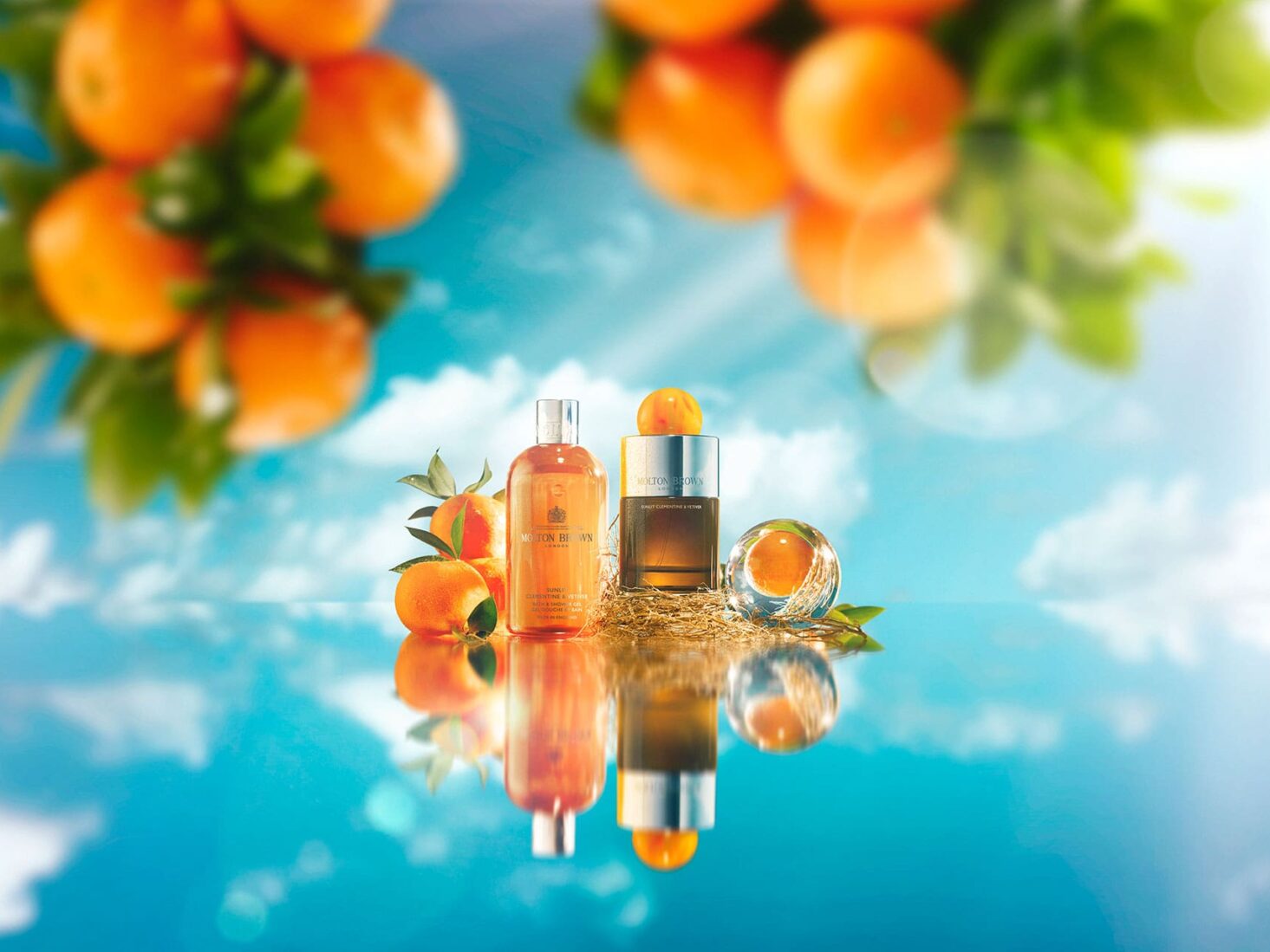 Molton Brown Sunlit Clementine and Vetiver collection
