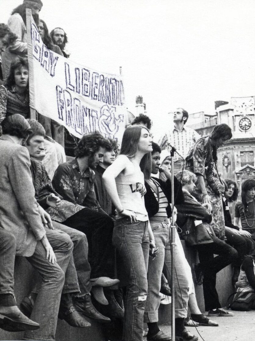gay liberation front protest 1972 pride in london