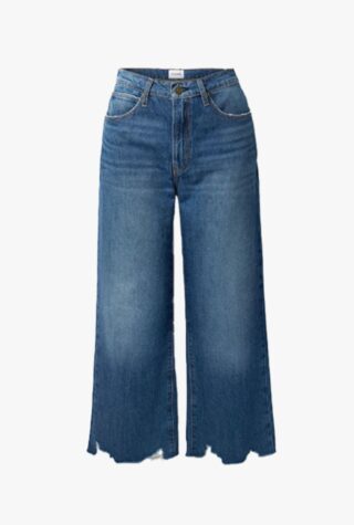 Frame The Relaxed Straight cropped high-rise jeans
