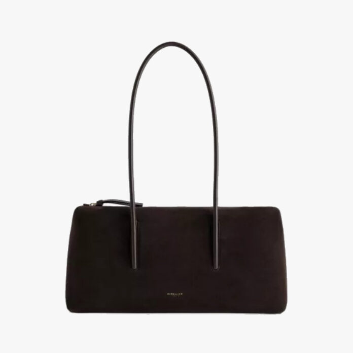 Demellier Stockholm suede shoulder bag