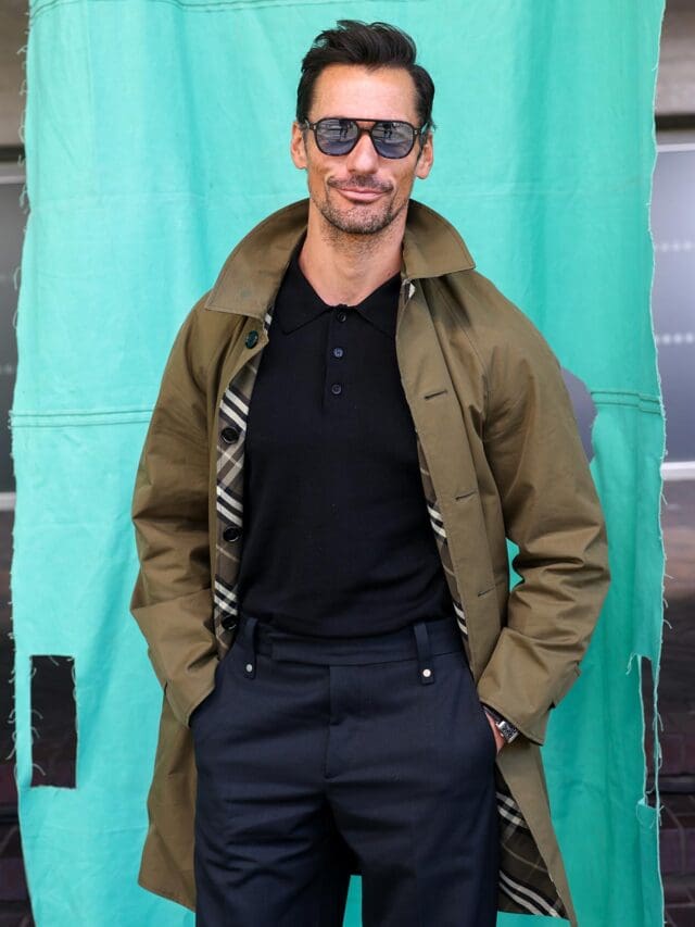 David Gandy at Burberry