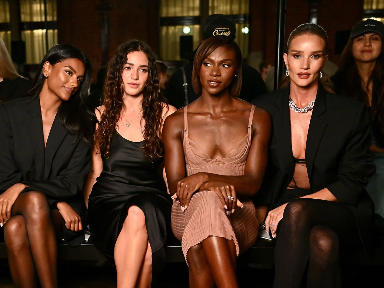 celebrities at london fashion week ss25