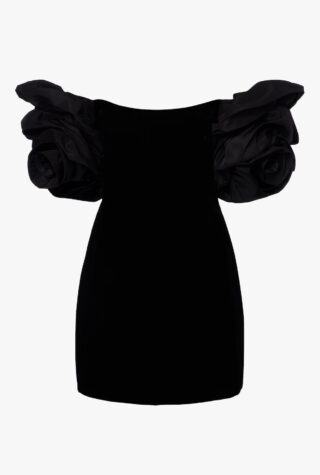 Carolina Herrera Off-shoulder velvet minidress