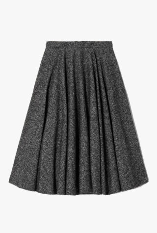 DOLCE&GABBANA Wool-blend midi skirt