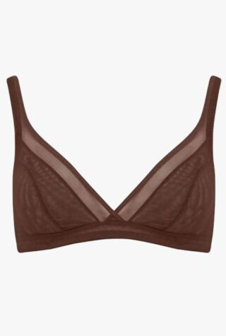 Nubian Skin Mesh Wireless Bra