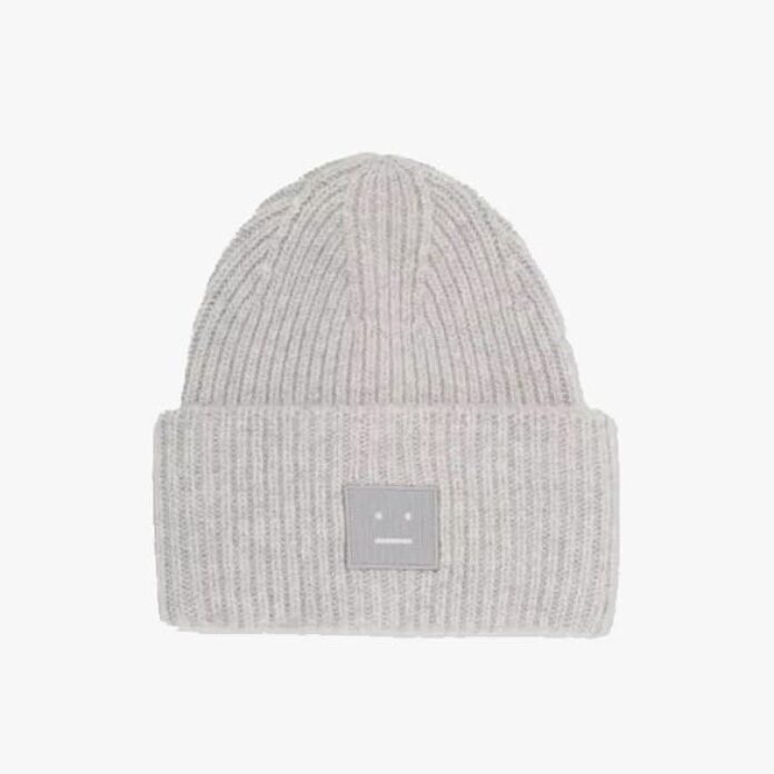 Acne Studios Faces beanie hat