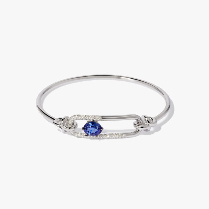 Annoushka Kuckle Dust Tanzanite and Diamond Bangle