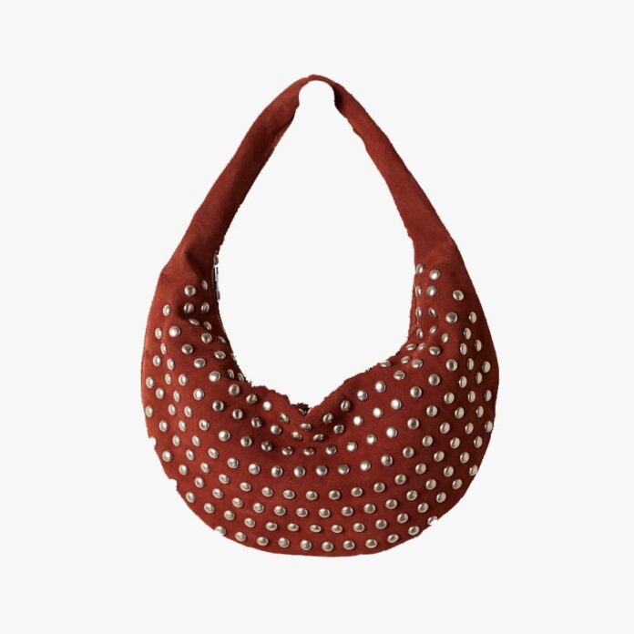Free People understated studded shoulder bag 