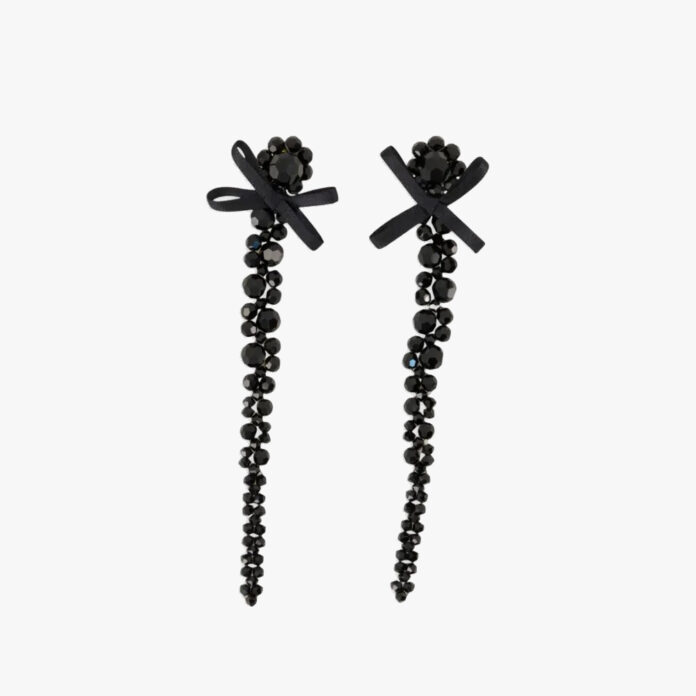 Simone Rocha crystal-embellished drop earrings