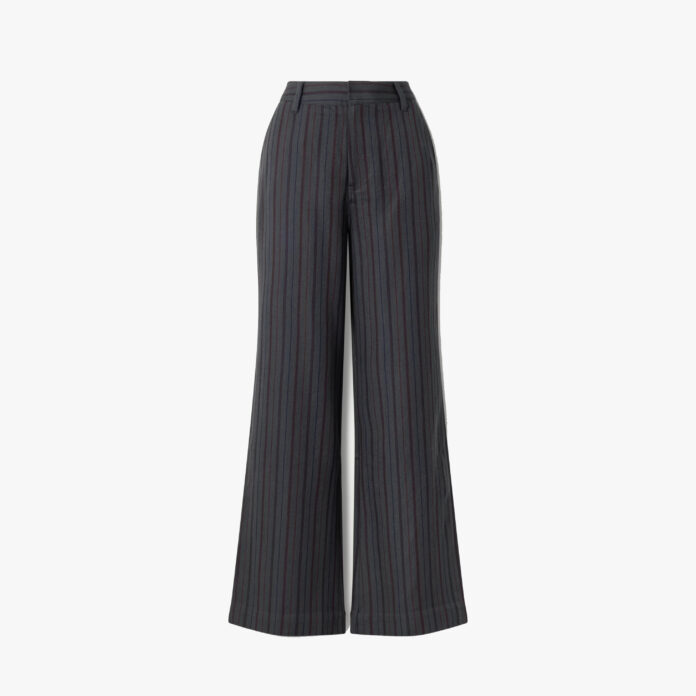 The Elder Statesman Striped twill pants