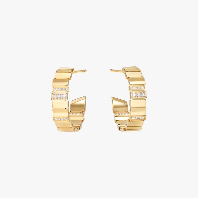 gem dior diamond hoops
