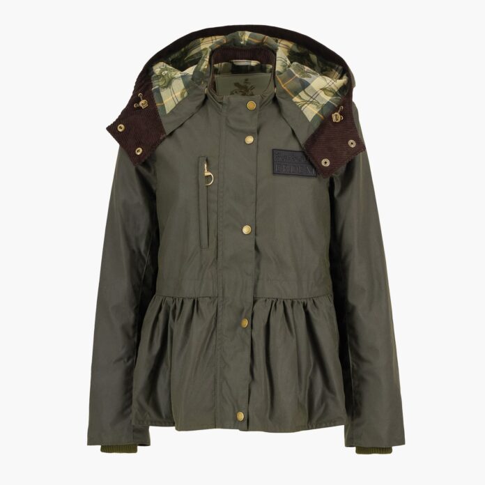 barbour x erdem dhalia jacket