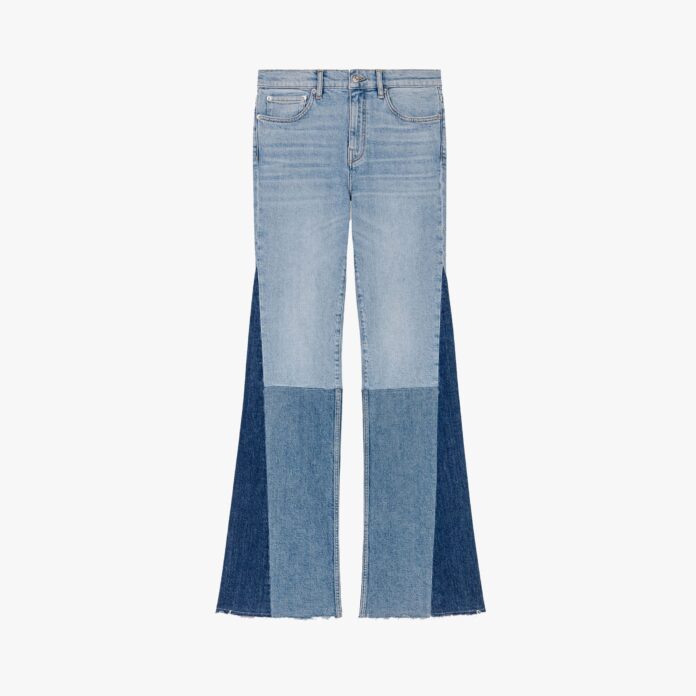 Maje Tricolour patchwork jeans