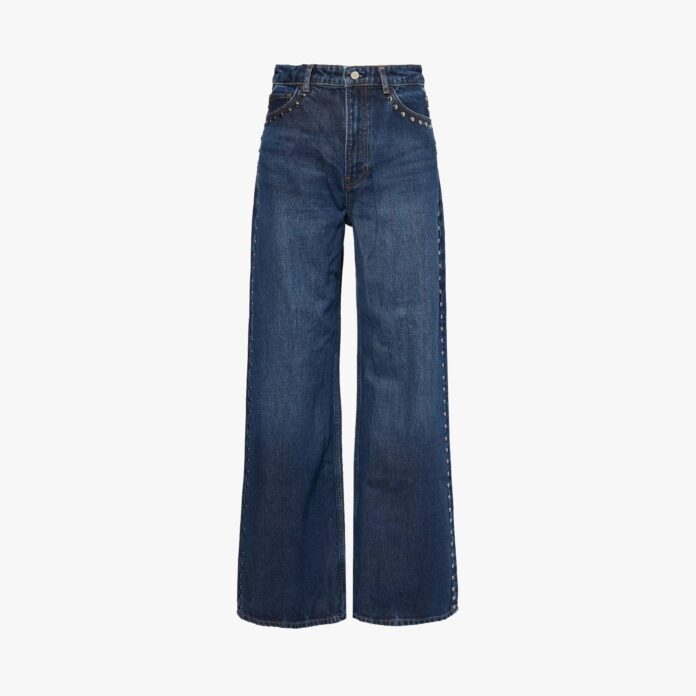 Reformation Cary slouchy wide-leg jeans 