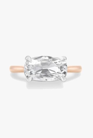 Jessica McCormack 2.03ct East-West cushion diamond ring