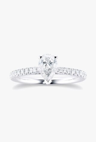 Mappin & Webb Constance pear-cut diamond engagement ring