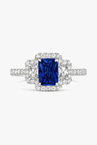 Mappin & Webb Amelia sapphire and diamond ring