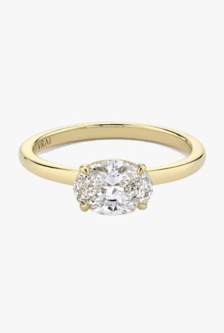 Vrai Signature oval diamond ring