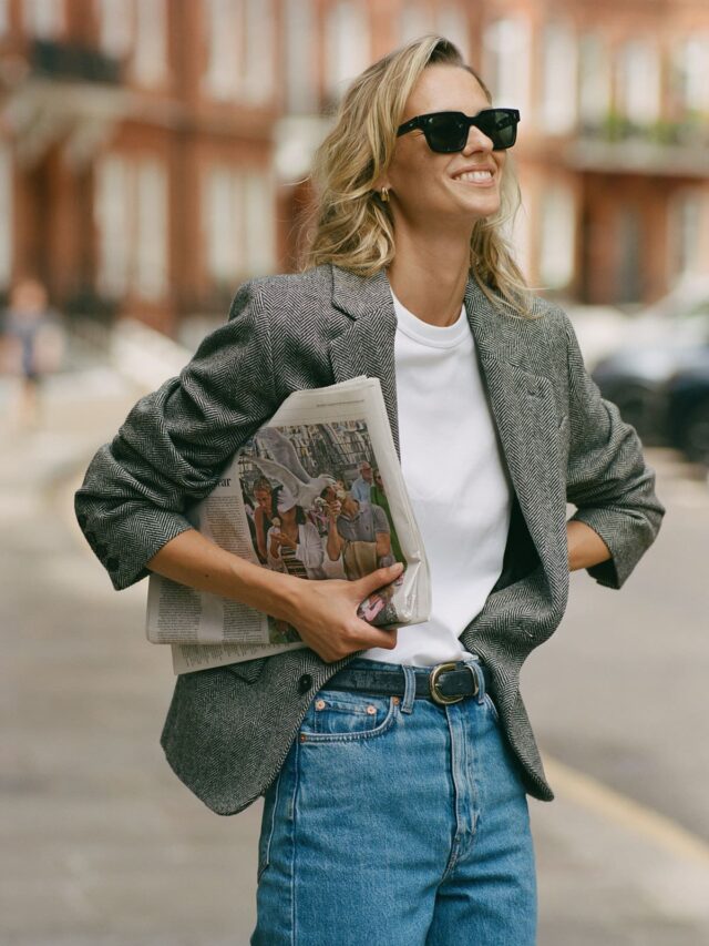 with nothing underneath hutton blazer