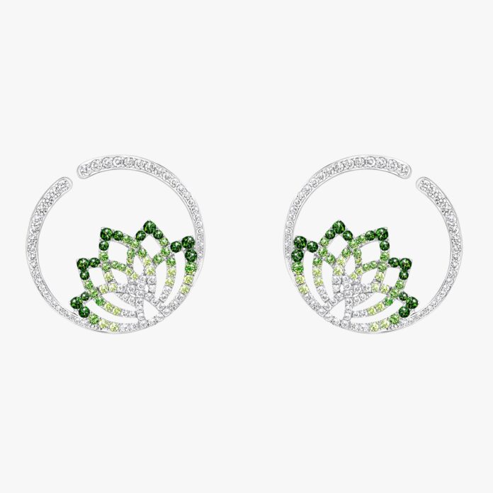 garrard lotus earrings