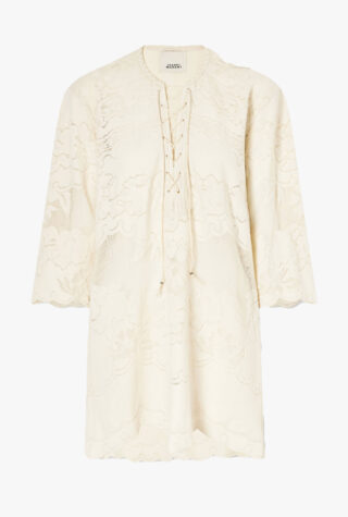 Isabel Marant Solara embroidered mini dress