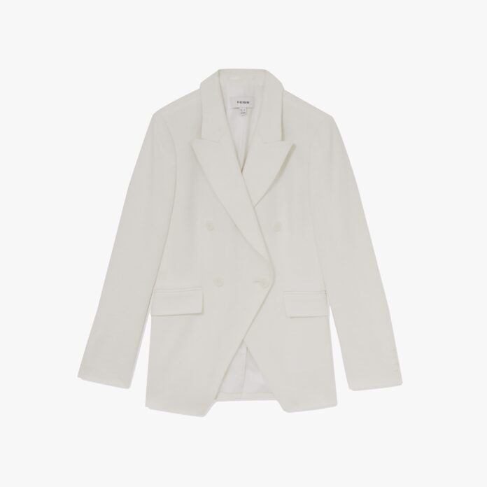 Devon white suit jacket