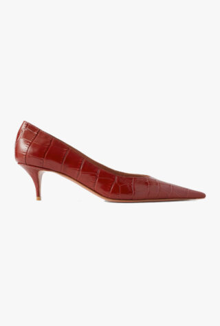 Amina Muaddi Barbara leather pumps