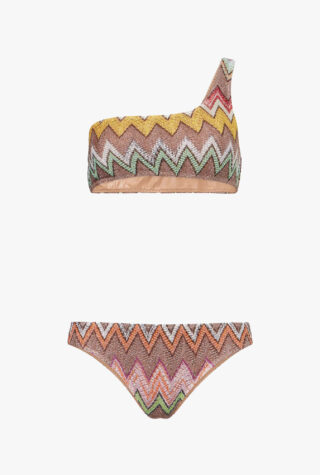 Missoni Raschel Chevron-Knit Bikini