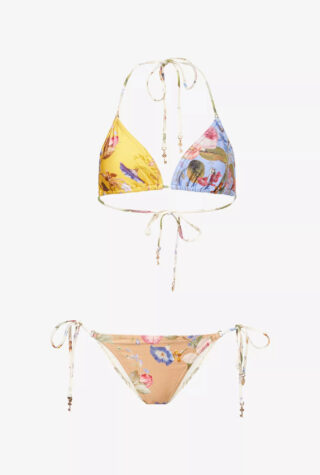 Zimmermann Patience Spliced Tri Bikini