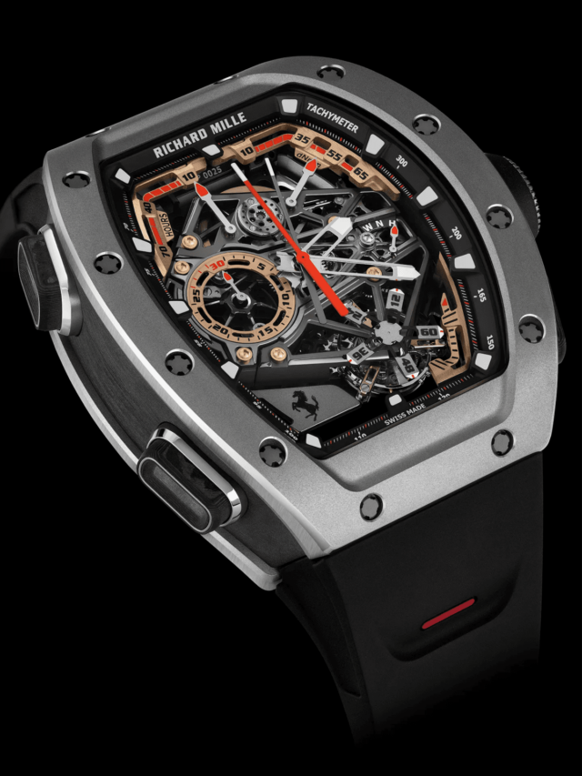 RM 43-01 Ferrari Tourbillon Split-Second Chronograph in titanium