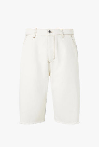Ami Paris wide-leg denim shorts