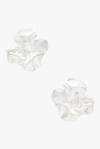 Completedworks flower silver earrings