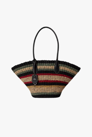Ralph Lauren Bellport Raffia Basket Bag