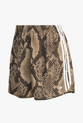 Adidas snake print satin shorts
