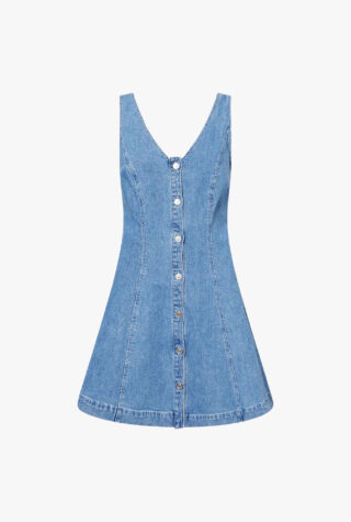 Good American Vintage The Flouncy denim dress