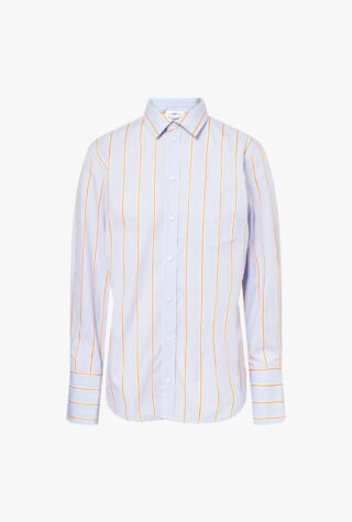 Victoria Beckham Striped long-sleeved shirt