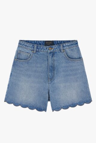 WYSE Ruby scallop shorts